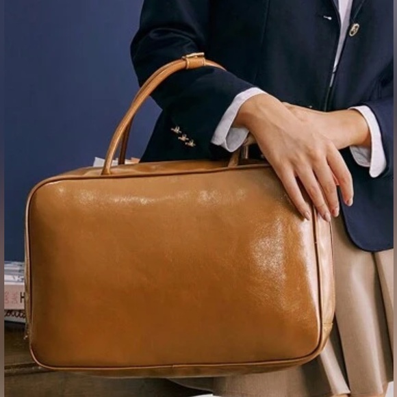 🆕 Top Handle Faux Luxury Leather Square Bag - Picture 6 of 15